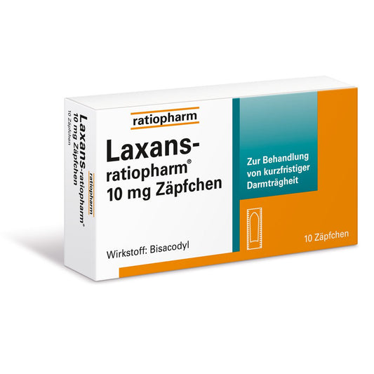Laxans-Ratiopharm 10 Mg Zäpfchen (10 stk)