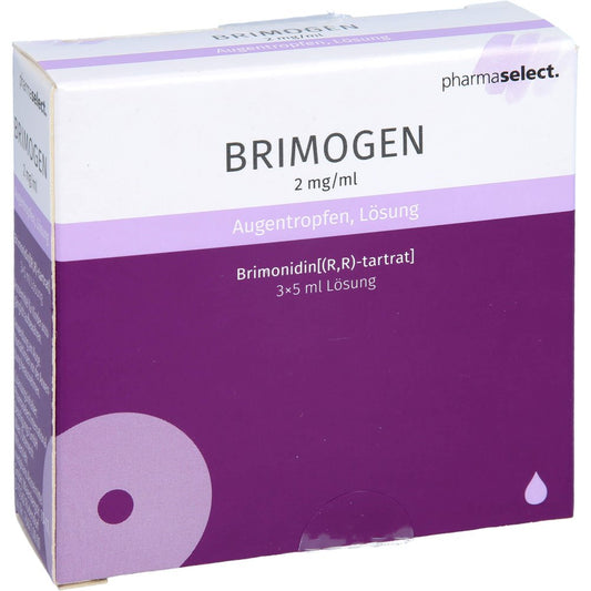 Das Produktfoto zeigt Brimogen 2 Mg/Ml Augentropfen (3X5 ml) PZN 03798240