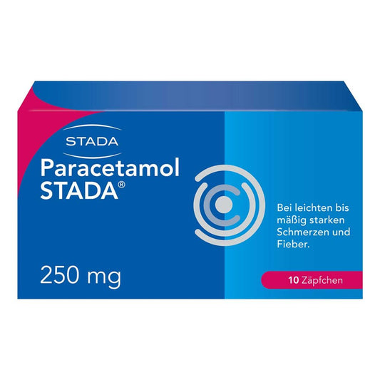 Paracetamol Stada 250 Mg Zäpfchen (10 stk)