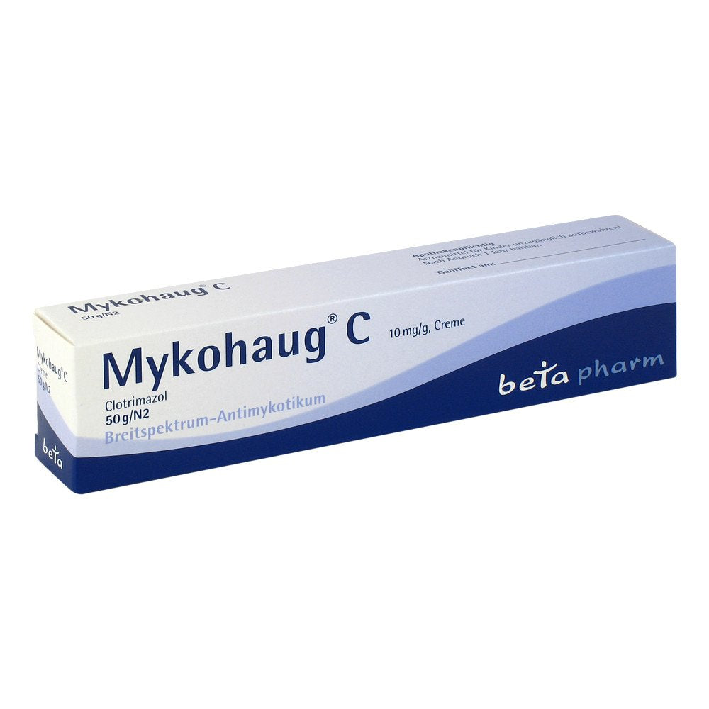 Das Produktfoto zeigt Mykohaug C Creme (50 g) PZN 03821281