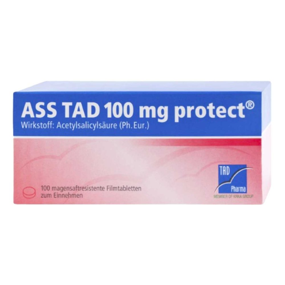 Ass Tad 100 Mg Protect Magensaftres.Filmtabletten (100 stk)