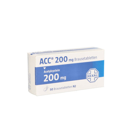 Das Produktfoto zeigt Acc 200 Brausetabletten (50 stk) PZN 03867219