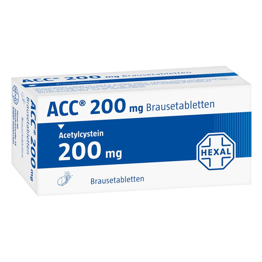 Das Produktfoto zeigt Acc 200 Brausetabletten (100 stk) PZN 03867225