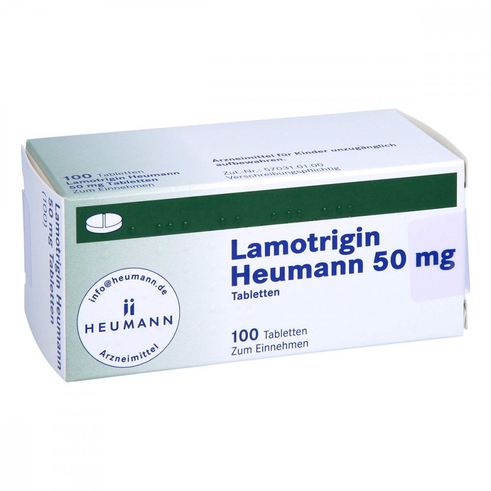 Lamotrigin Heumann 50 Mg Tabletten (100 stk)