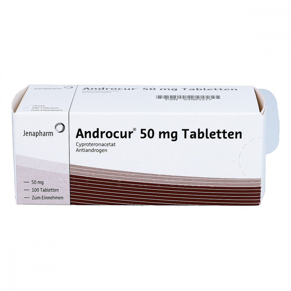 Das Produktfoto zeigt Androcur Tabletten (100 stk) PZN 03903317
