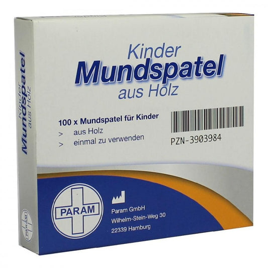 Das Produktfoto zeigt Mundspatel Holz Für Kinder (100 stk) PZN 03903984