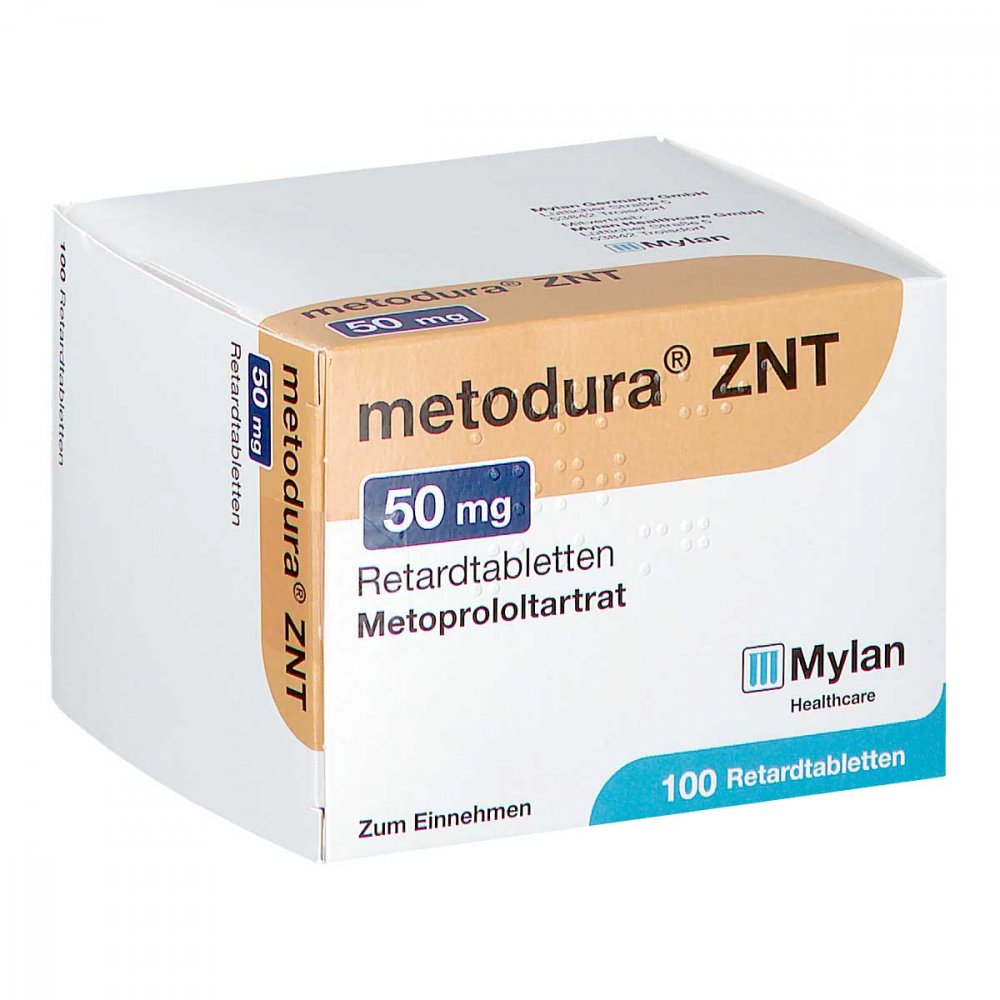 Das Produktfoto zeigt Metodura Znt 50 Mg Retardtabletten (100 stk) PZN 03928903