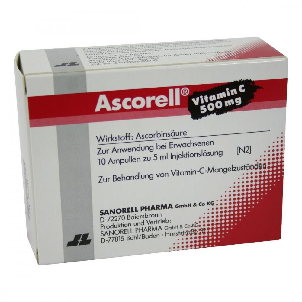Ascorell Injektionslösung (10X5 ml)