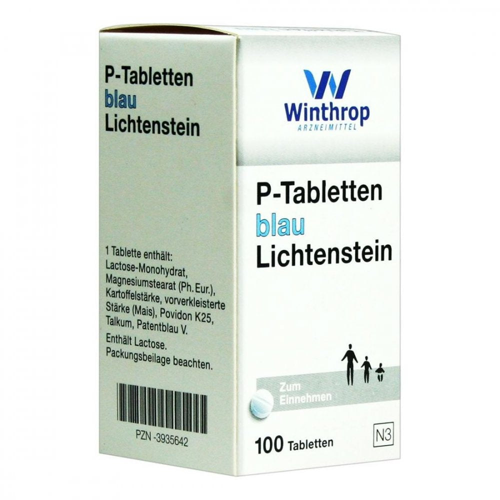 P Tabletten Blau 8 Mm Teilk. (100 stk)