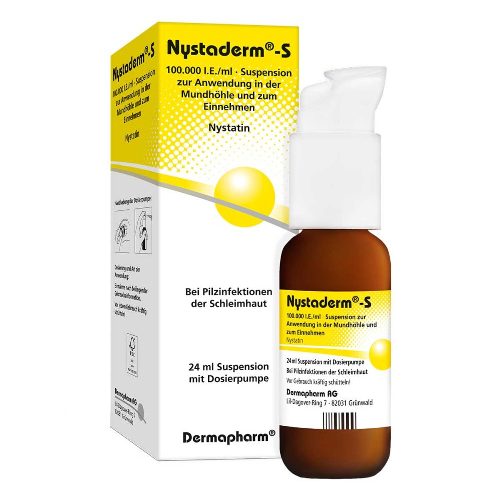 Nystaderm S Suspension Dosierpumpe (24 ml)