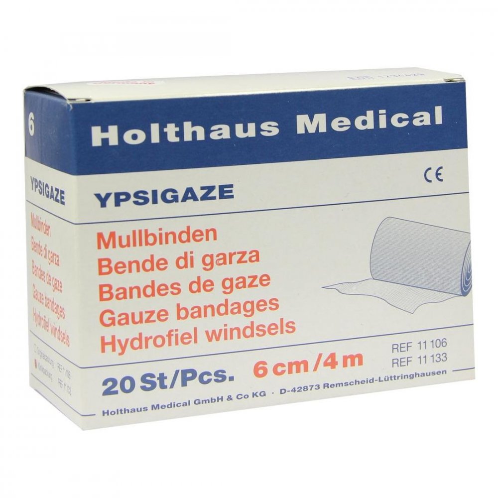 Mullbinden Din 6 Cmx4 M (20 stk)