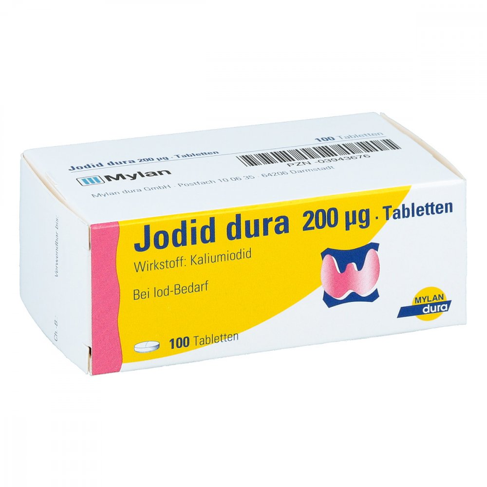 Jodid Dura 200 Μg Tabletten (100 stk)