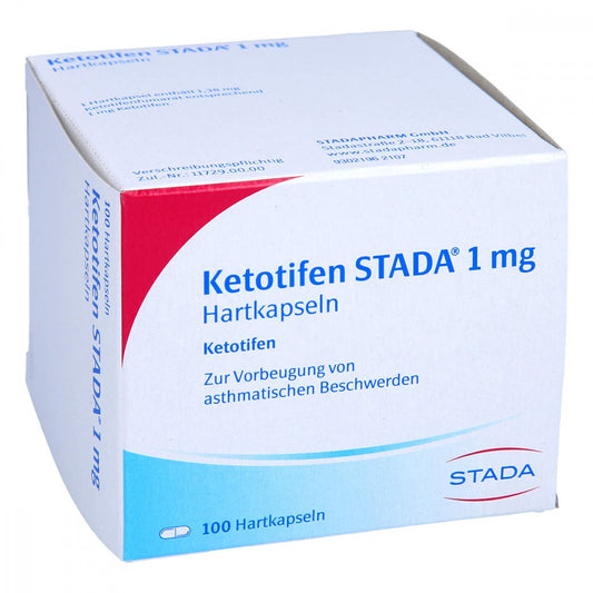 Ketotifen Stada 1 Mg Hartkapseln (100 stk)