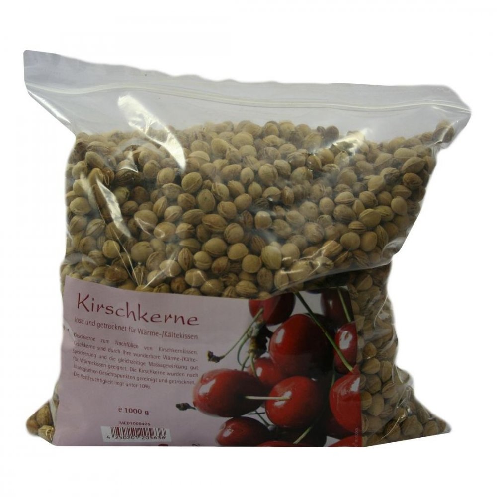 Das Produktfoto zeigt Kirschkerne Nachfüllbeutel (1 kg) PZN 04000907
