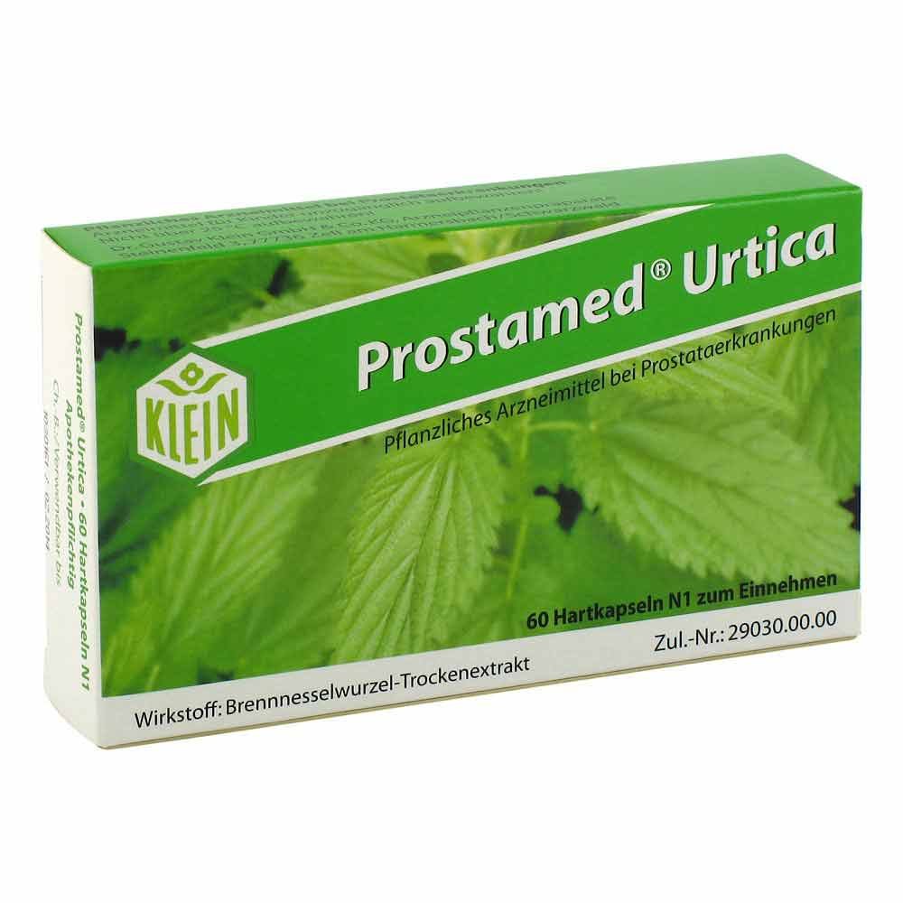 Das Produktfoto zeigt Prostamed Urtica Kapseln (60 stk) PZN 04004609