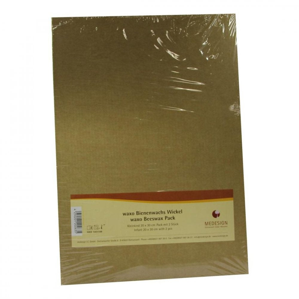 Das Produktfoto zeigt Bienenwachswickel Kleinkind 20x30 Cm Waxo (2 stk) PZN 04006815