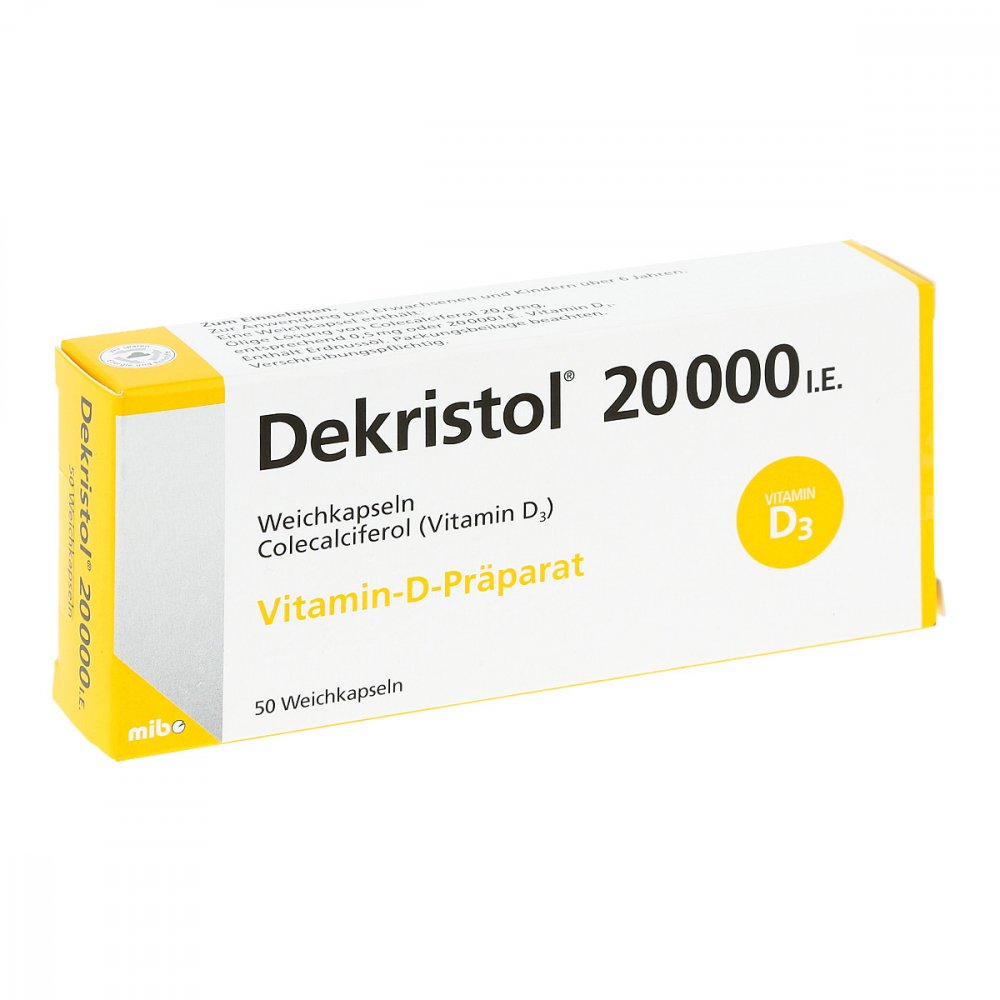 Dekristol 20.000 I.E. Weichkapseln (50 stk)