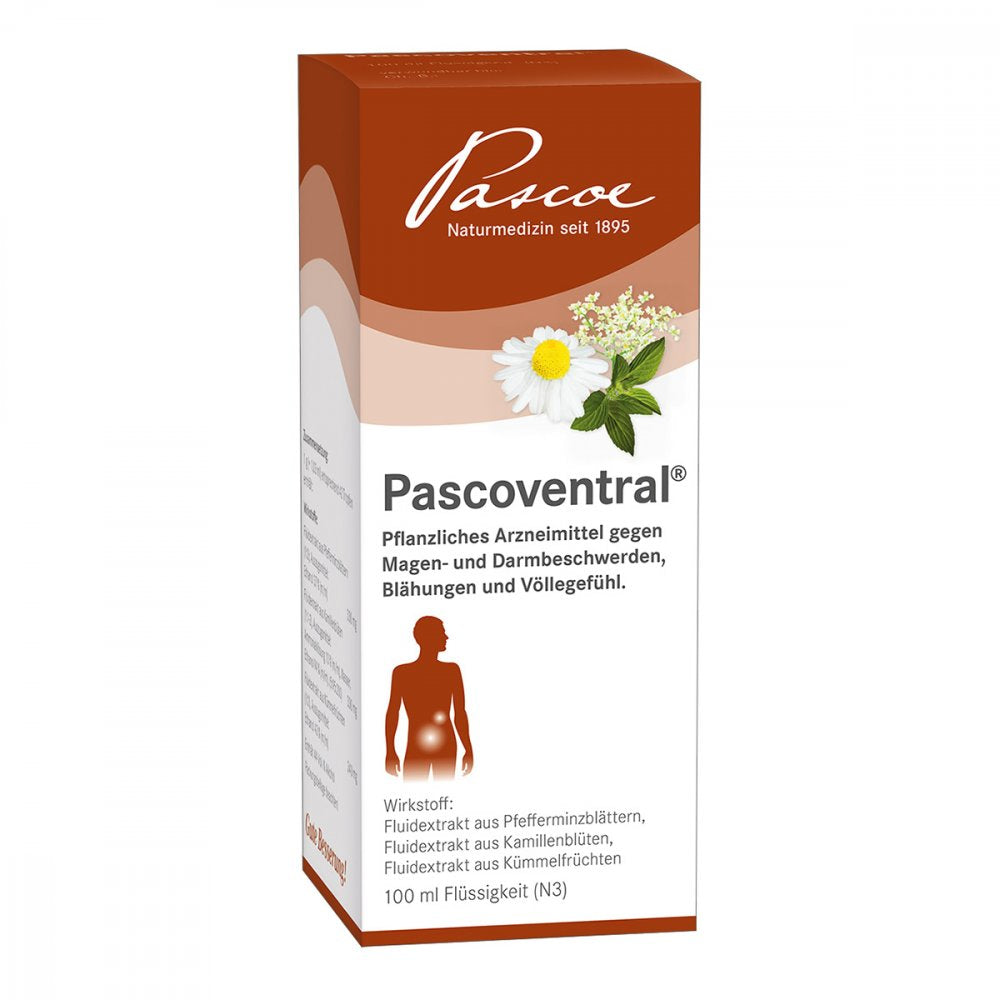 Das Produktfoto zeigt Pascoventral Flüssig (100 ml) PZN 04008470