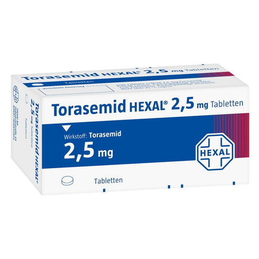 Torasemid Hexal 2,5 Mg Tabletten (100 stk)