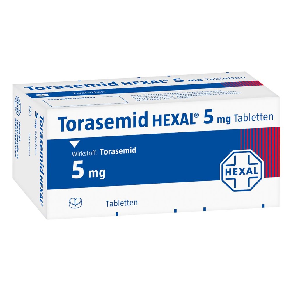 Torasemid Hexal 5 Mg Tabletten (50 stk)