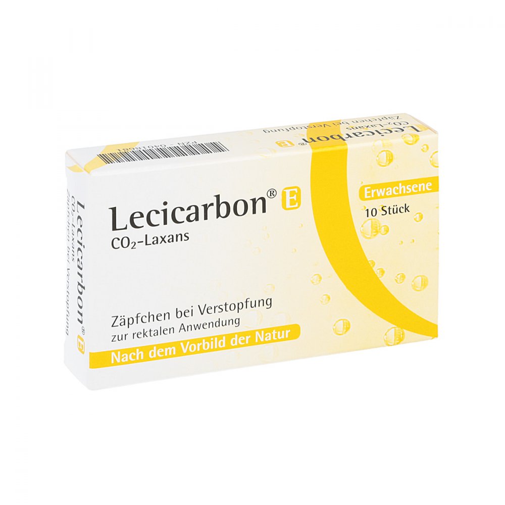 Lecicarbon E Co2 Laxans Erwachsenensuppositorien (10 stk)