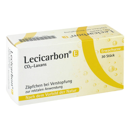 Lecicarbon E Co2 Laxans Erwachsenensuppositorien (30 stk)
