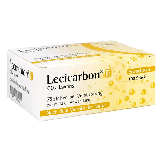 Lecicarbon E Co2 Laxans Erwachsenensuppositorien (100 stk)