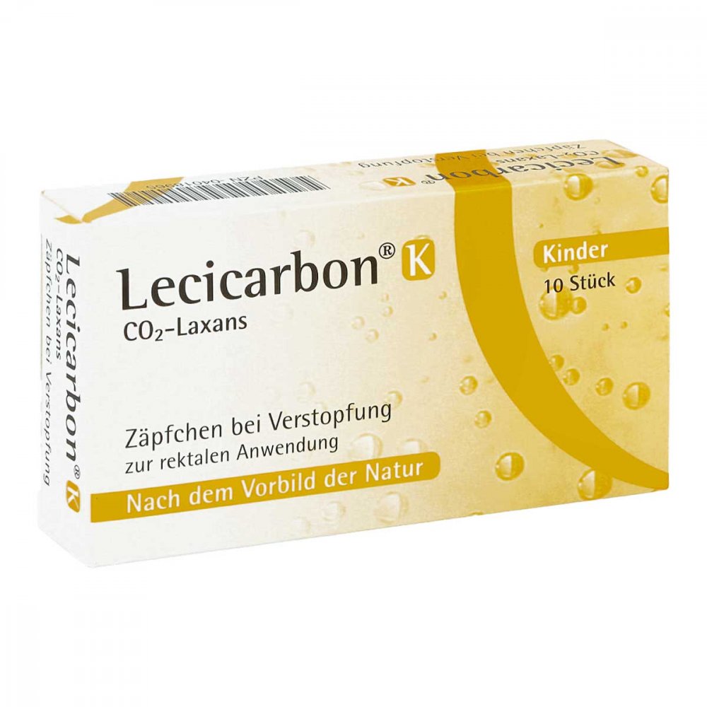 Lecicarbon K Co2 Laxans Kindersuppositorien (10 stk)