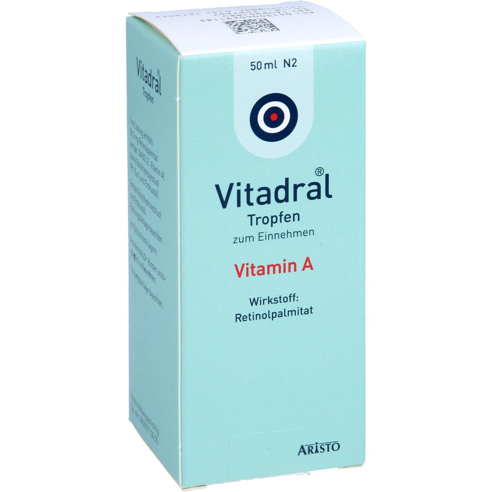 Das Produktfoto zeigt Vitadral Tropfen 30,2 Mg/Ml Tropfen Zum Einnehmen (50 ml) PZN 04029118