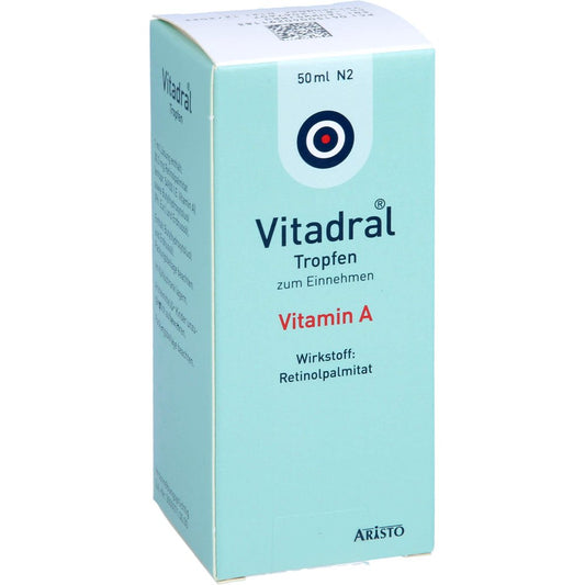Das Produktfoto zeigt Vitadral Tropfen 30,2 Mg/Ml Tropfen Zum Einnehmen (50 ml) PZN 04029118
