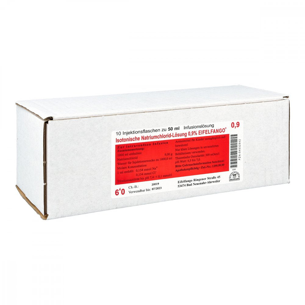 Isotonische Nacl Lösung 0,9% Eifelfango (10X50 ml)