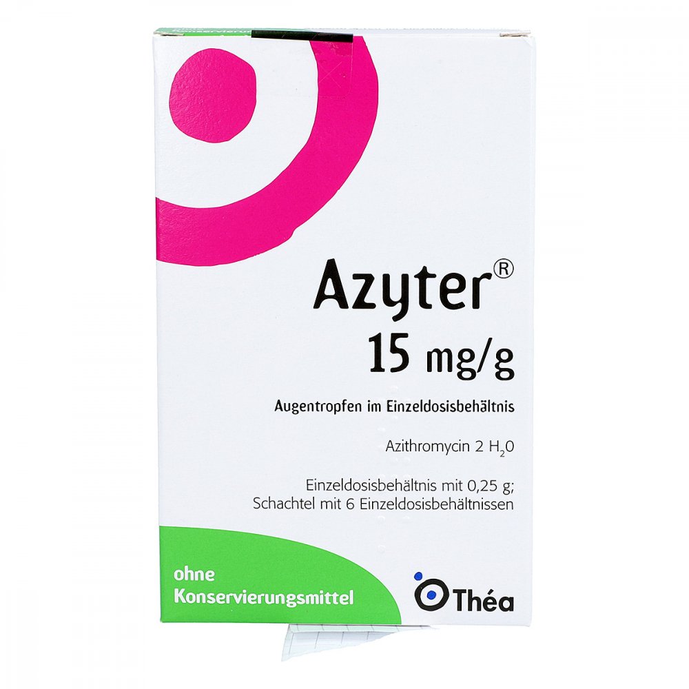 Azyter 15 Mg/G Augentropfen Im Einzeldosisbehält. (6X0.25 g)