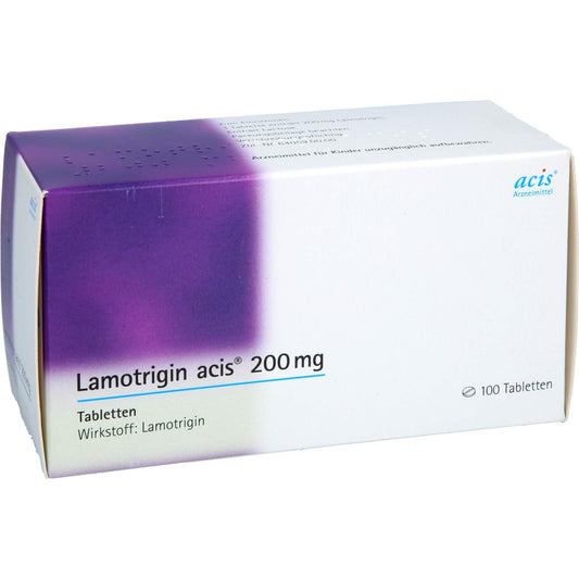 Das Produktfoto zeigt Lamotrigin Acis 200 Mg Tabletten (100 stk) PZN 04051891