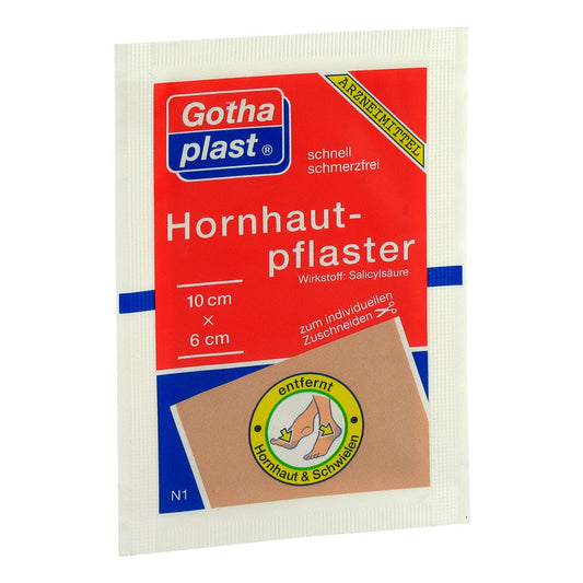 Das Produktfoto zeigt Gothaplast Hornhautpflaster 6x10 Cm (1 stk) PZN 04079174