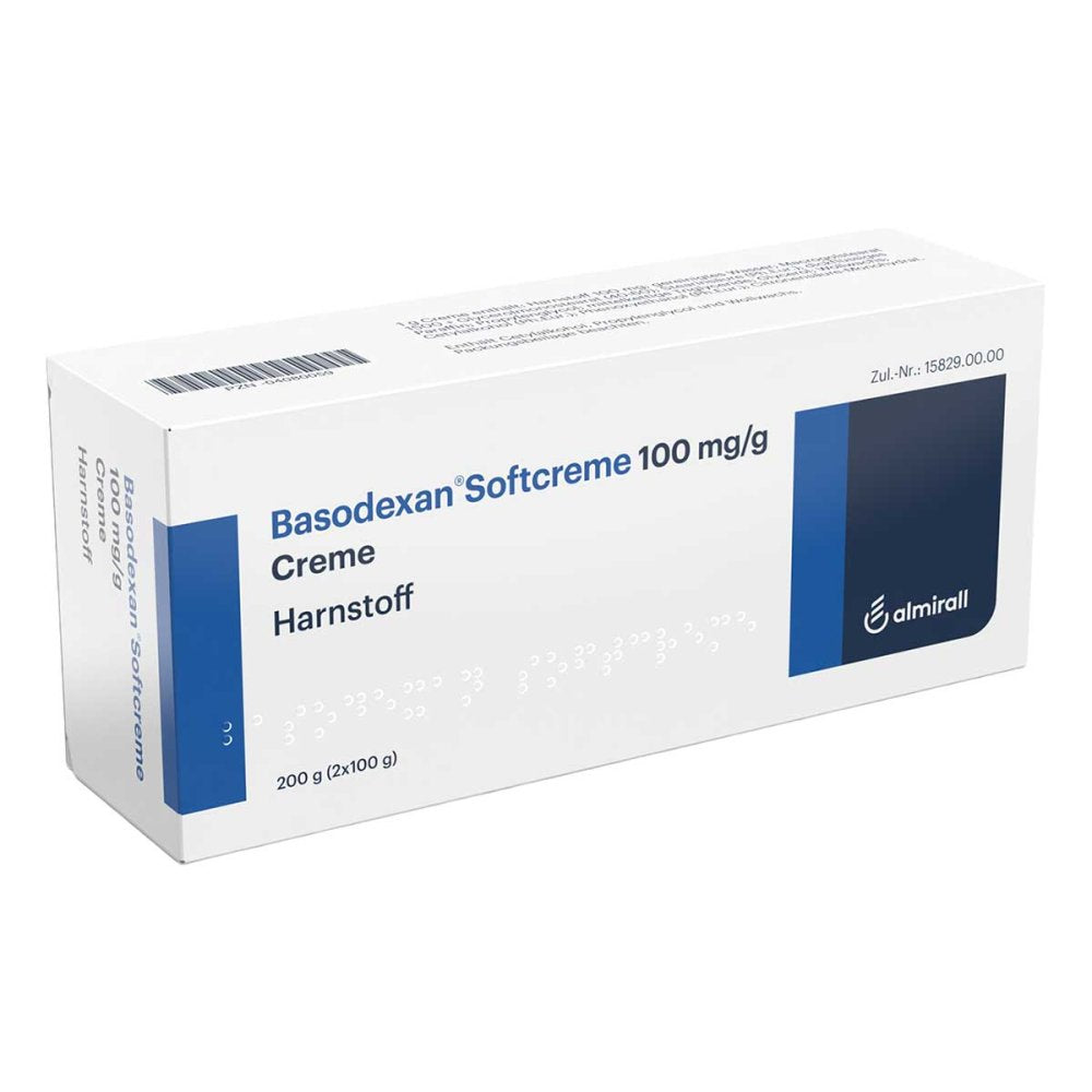 Das Produktfoto zeigt Basodexan Softcreme (2X100 g) PZN 04080059