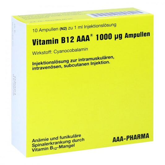 Vitamin B12 Aaa 1000 Μg Ampullen Injektionslsg. (10X1 ml)