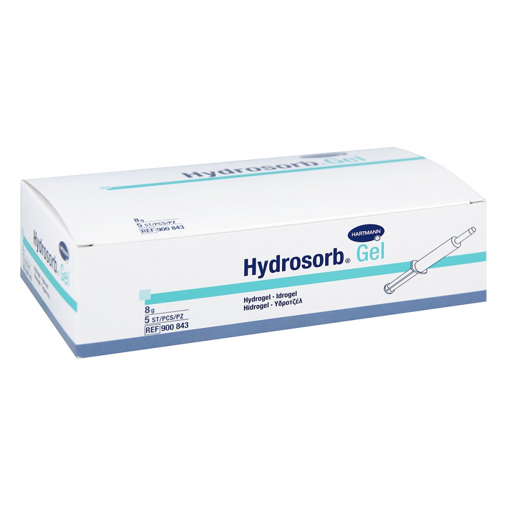 Das Produktfoto zeigt Hydrosorb Gel Steril Hydrogel (5X8 g) PZN 04084784