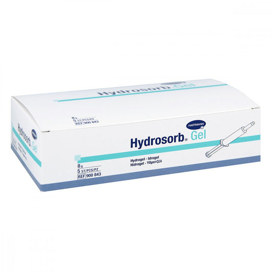 Das Produktfoto zeigt Hydrosorb Gel Steril Hydrogel (5X8 g) PZN 04084784