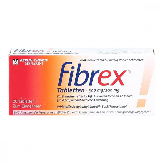 Das Produktfoto zeigt Fibrex Tabletten (20 stk) PZN 04085341