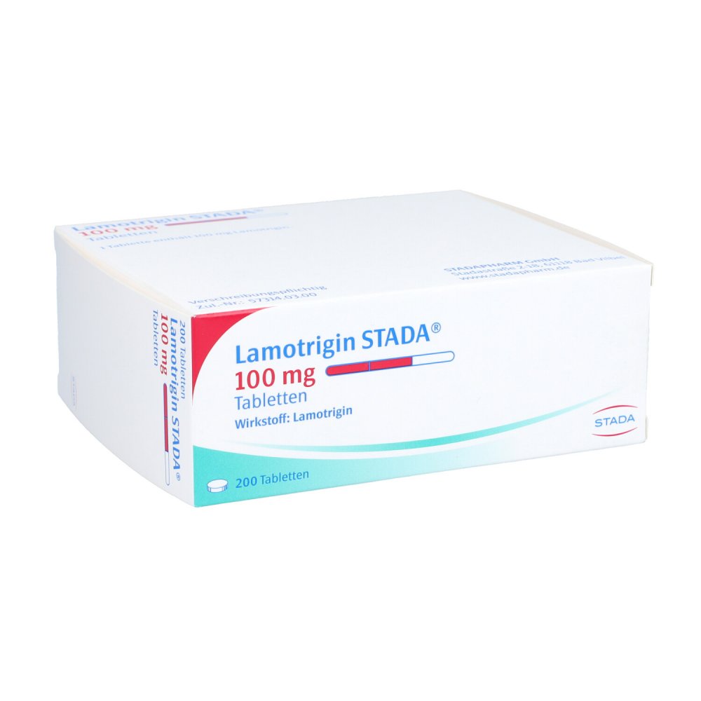 Das Produktfoto zeigt Lamotrigin Stada 100 Mg Tabletten (200 stk) PZN 04087802