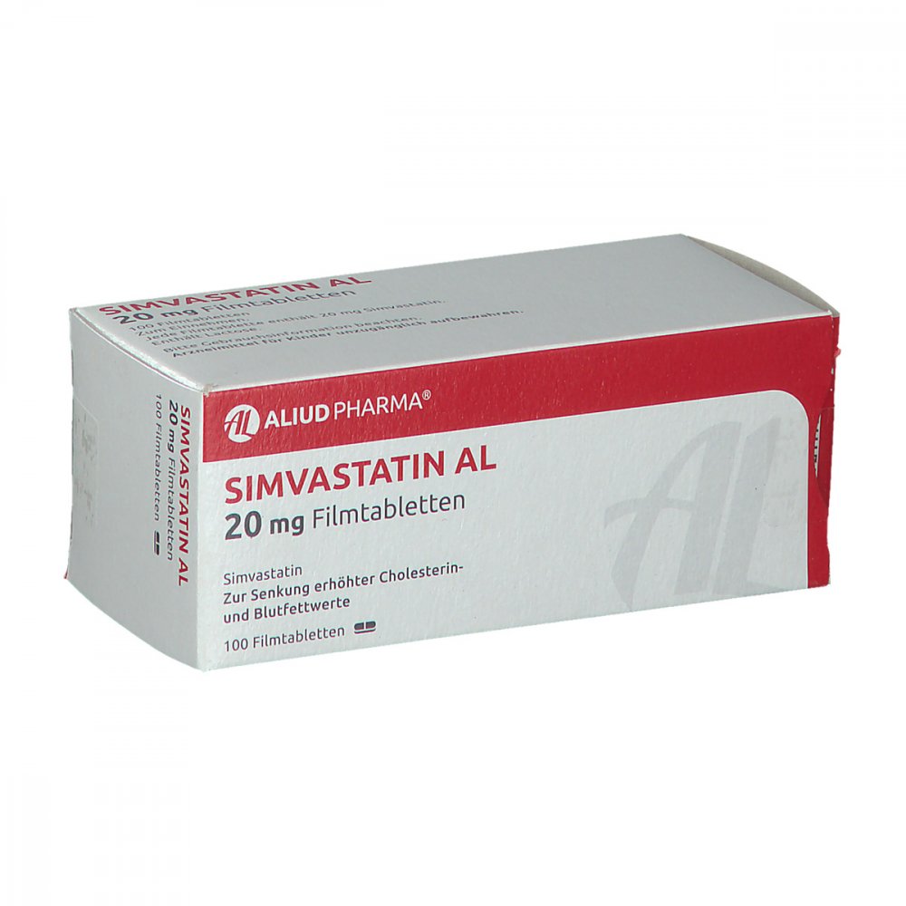 Simvastatin Al 20 Mg Filmtabletten (100 stk)