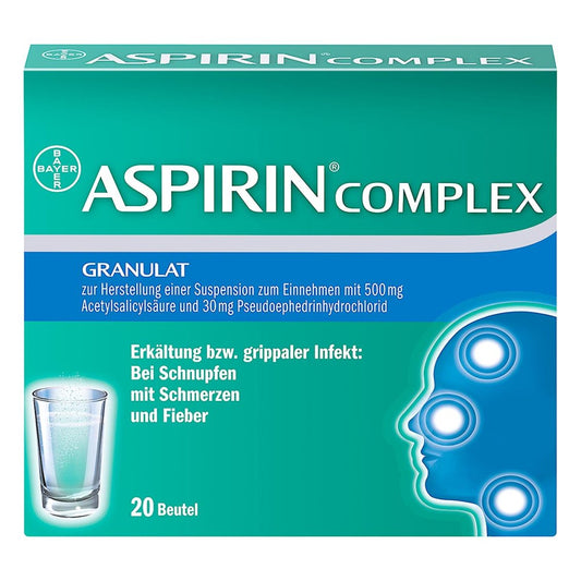 Aspirin Complex Btl.M.Gran.Z.Herst.E.Susp.Z.Einn. (20 stk)