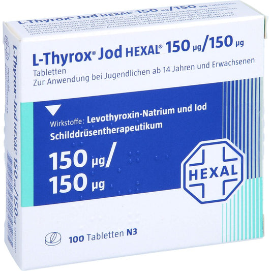 L-Thyrox Jod Hexal 150/150 Tabletten (100 stk)