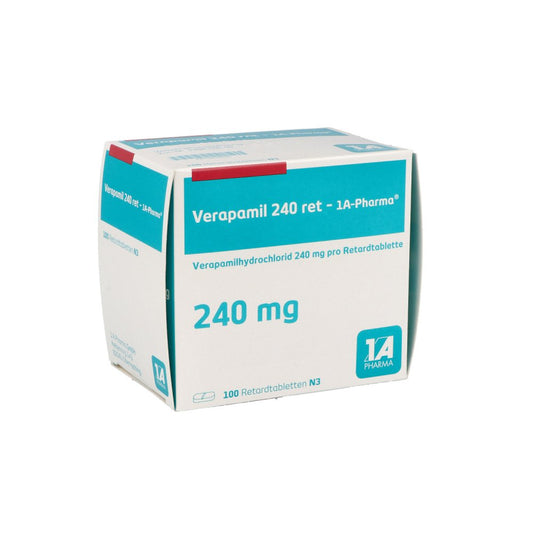 Verapamil 240 Retard-1a Pharma Tabl. (100 stk)