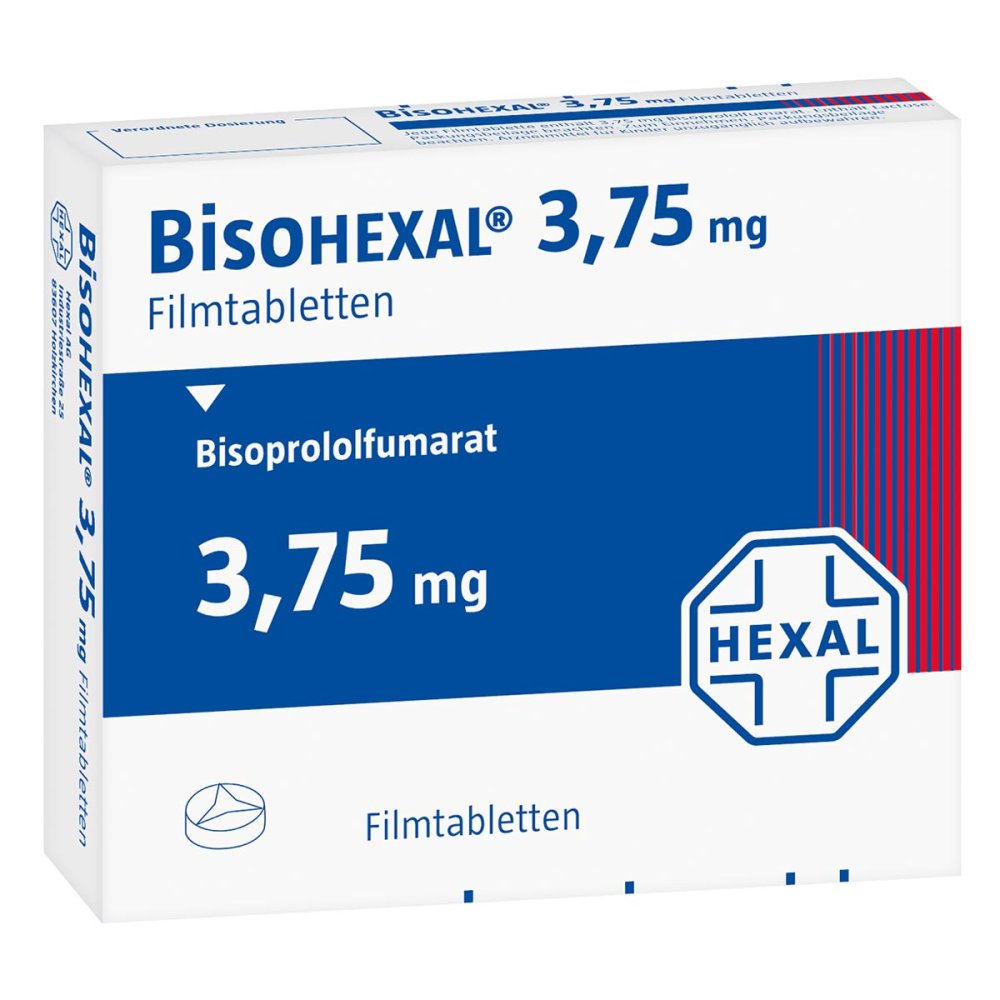 Bisohexal 3,75 Mg Filmtabletten (100 stk)