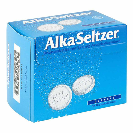 Das Produktfoto zeigt Alka-Seltzer Classic Brausetabletten (24 stk) PZN 04153611