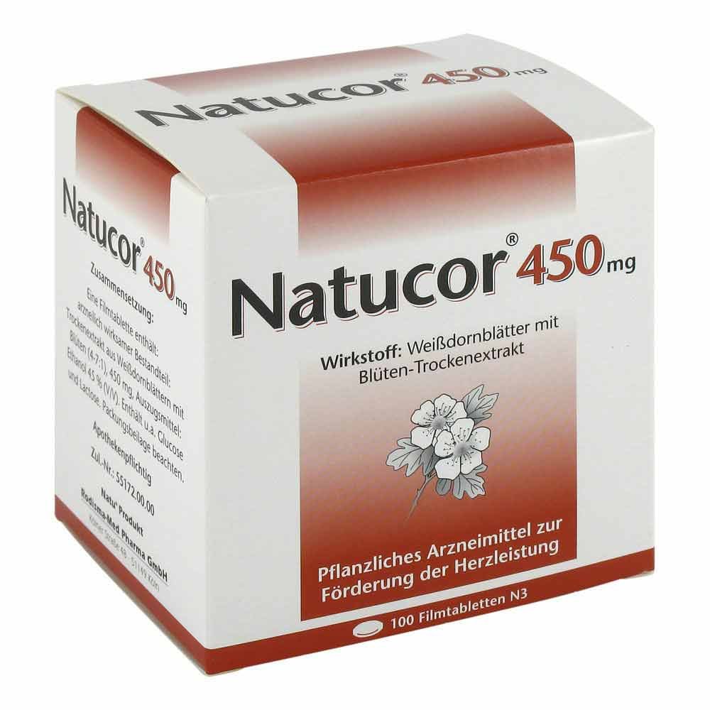 Natucor 450 Mg Filmtabletten (100 stk)