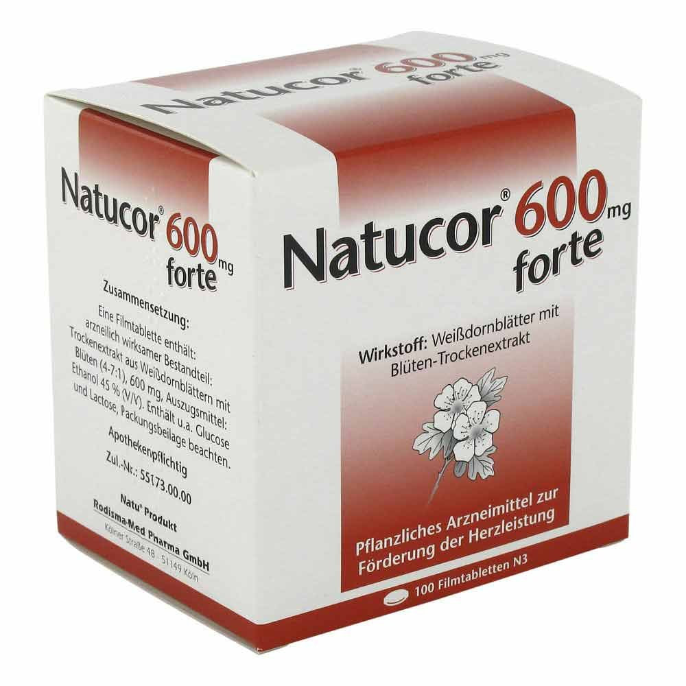 Natucor 600 Mg Forte Filmtabletten (100 stk)