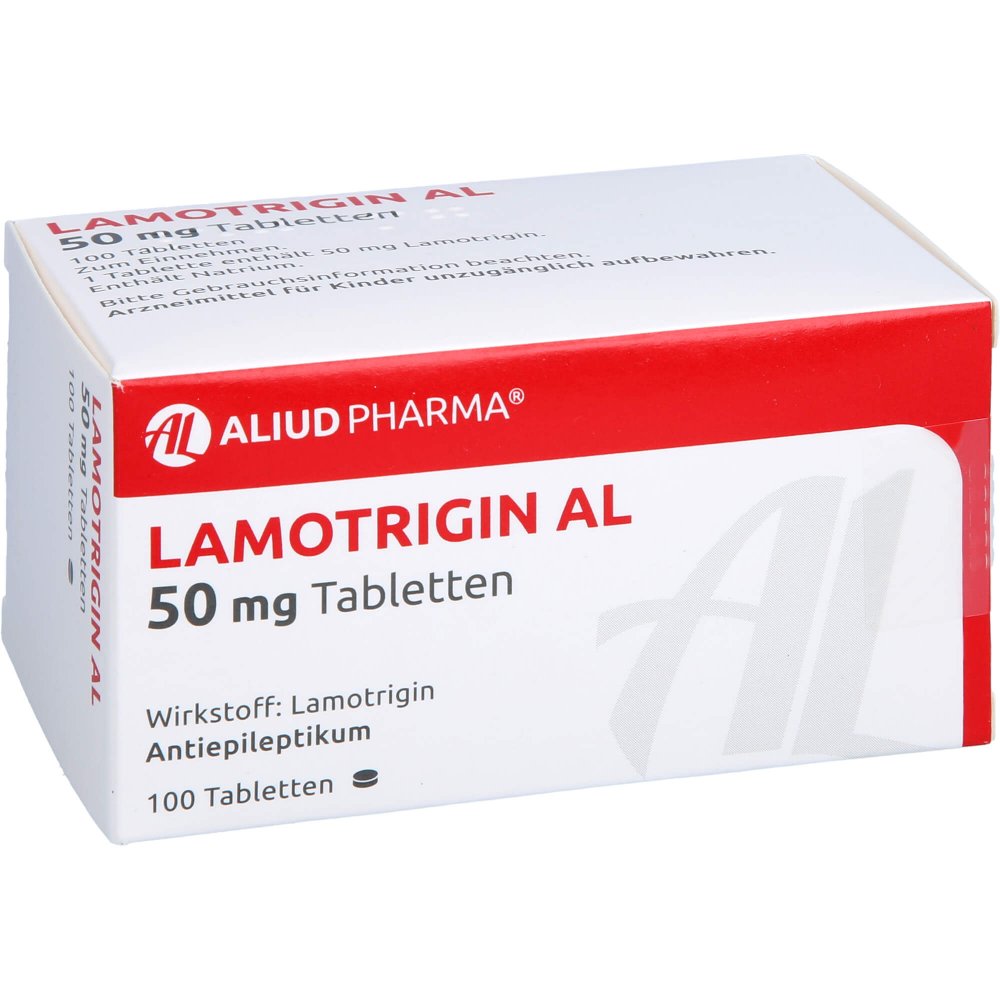 Das Produktfoto zeigt Lamotrigin Al 50 Mg Tabletten (100 stk) PZN 04192404