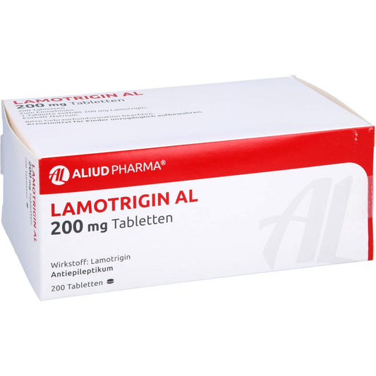 Das Produktfoto zeigt Lamotrigin Al 200 Mg Tabletten (200 stk) PZN 04192479
